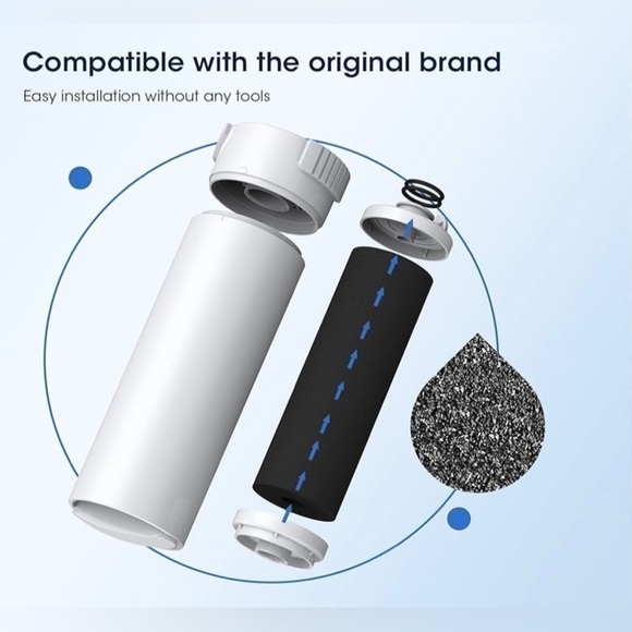 GLACIER FRESH XWF Replacement For GE XWF Refrigerator Water Filter Pack of 2 - Picture 8 of 9